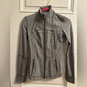lululemon define jacket heathered grey size 4